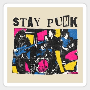 stay punk Sticker